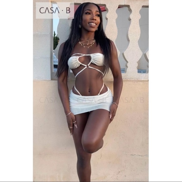 NEW to CASA B SWIM 💫🐚 | Aurora Velvet Multi Way 3 Piece Brazilian Bikini Set - Picture 5 of 12